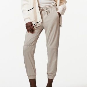 Velvet jogger pants.